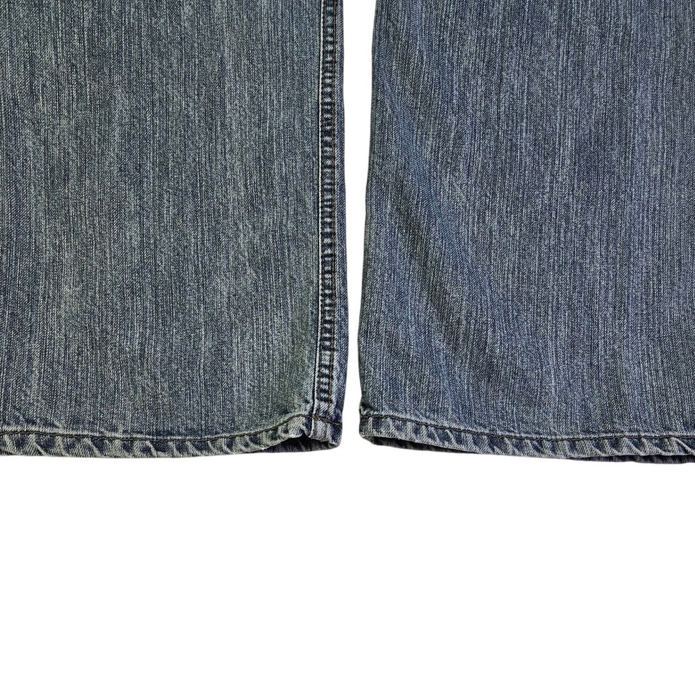 Wrangler Authentics Mens Relaxed Fit Straight Leg Blue Denim Jeans ZM4RBDX 38x32 - Picture 6 of 10